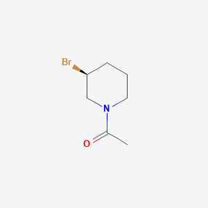 1-((S)-3-Bromo-piperidin-1-yl)-ethanone