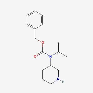 molecular formula C16H24N2O2 B7922224 Isopropyl-piperidin-3-yl-carbamic acid benzyl ester 