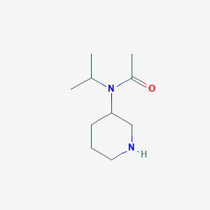 molecular formula C10H20N2O B7922248 N-Isopropyl-N-piperidin-3-yl-acetamide 