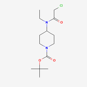 4-[(2-Chloro-acetyl)-ethyl-amino]-piperidine-1-carboxylic acid tert-butyl ester