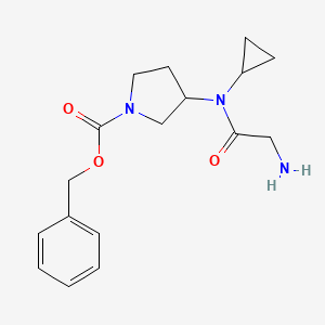 3-[(2-Amino-acetyl)-cyclopropyl-amino]-pyrrolidine-1-carboxylic acid benzyl ester