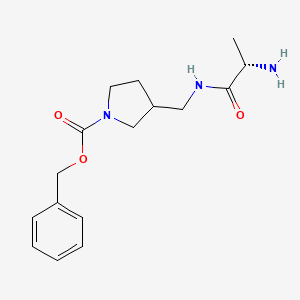 3-[((S)-2-Amino-propionylamino)-methyl]-pyrrolidine-1-carboxylic acid benzyl ester