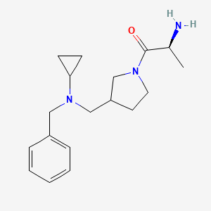 (S)-2-Amino-1-{3-[(benzyl-cyclopropyl-amino)-methyl]-pyrrolidin-1-yl}-propan-1-one