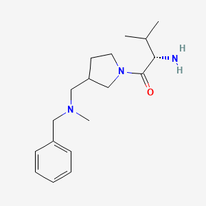 (S)-2-Amino-1-{3-[(benzyl-methyl-amino)-methyl]-pyrrolidin-1-yl}-3-methyl-butan-1-one