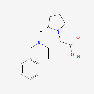 {(S)-2-[(Benzyl-ethyl-amino)-methyl]-pyrrolidin-1-yl}-acetic acid