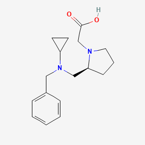 {(S)-2-[(Benzyl-cyclopropyl-amino)-methyl]-pyrrolidin-1-yl}-acetic acid