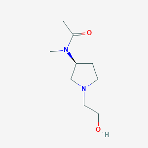 N-[(S)-1-(2-Hydroxy-ethyl)-pyrrolidin-3-yl]-N-methyl-acetamide