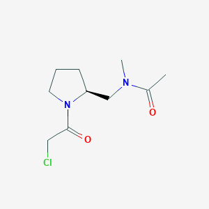 N-[(S)-1-(2-Chloro-acetyl)-pyrrolidin-2-ylmethyl]-N-methyl-acetamide