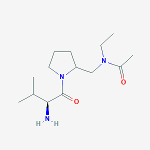 N-[1-((S)-2-Amino-3-methyl-butyryl)-pyrrolidin-2-ylmethyl]-N-ethyl-acetamide