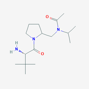 N-[1-((S)-2-Amino-3,3-dimethyl-butyryl)-pyrrolidin-2-ylmethyl]-N-isopropyl-acetamide