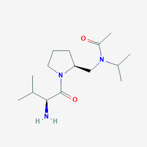 N-[(S)-1-((S)-2-Amino-3-methyl-butyryl)-pyrrolidin-2-ylmethyl]-N-isopropyl-acetamide