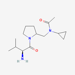 N-[1-((S)-2-Amino-3-methyl-butyryl)-pyrrolidin-2-ylmethyl]-N-cyclopropyl-acetamide