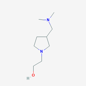 molecular formula C9H20N2O B7923310 2-(3-Dimethylaminomethyl-pyrrolidin-1-yl)-ethanol 