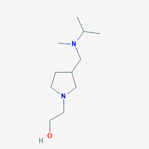 molecular formula C11H24N2O B7923312 2-{3-[(Isopropyl-methyl-amino)-methyl]-pyrrolidin-1-yl}-ethanol 