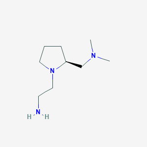 molecular formula C9H21N3 B7923315 2-((S)-2-Dimethylaminomethyl-pyrrolidin-1-yl)-ethylamine 