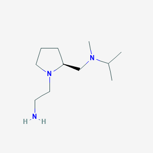 molecular formula C11H25N3 B7923322 [(S)-1-(2-Amino-ethyl)-pyrrolidin-2-ylmethyl]-isopropyl-methyl-amine 