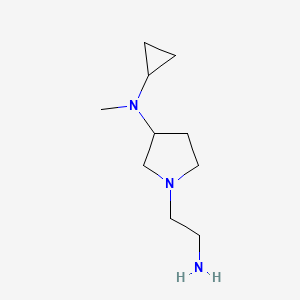 molecular formula C10H21N3 B7923330 [1-(2-Amino-ethyl)-pyrrolidin-3-yl]-cyclopropyl-methyl-amine 