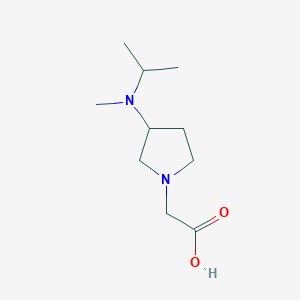 molecular formula C10H20N2O2 B7923598 [3-(Isopropyl-methyl-amino)-pyrrolidin-1-yl]-acetic acid 