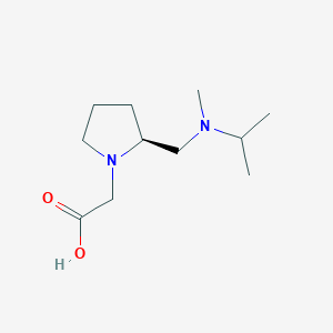 molecular formula C11H22N2O2 B7923607 {(S)-2-[(Isopropyl-methyl-amino)-methyl]-pyrrolidin-1-yl}-acetic acid 