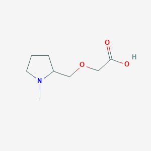 molecular formula C8H15NO3 B7923636 (1-Methyl-pyrrolidin-2-ylmethoxy)-acetic acid 