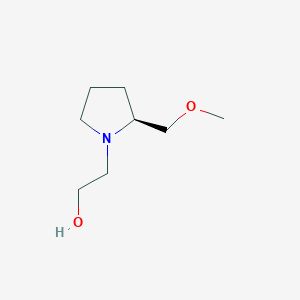 molecular formula C8H17NO2 B7923737 2-((S)-2-Methoxymethyl-pyrrolidin-1-yl)-ethanol 