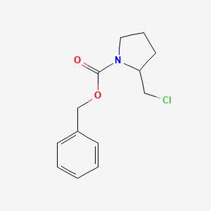 molecular formula C13H16ClNO2 B7923761 2-Chloromethyl-pyrrolidine-1-carboxylic acid benzyl ester 