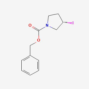 molecular formula C12H14INO2 B7923774 (S)-3-Iodo-pyrrolidine-1-carboxylic acid benzyl ester 