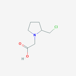 molecular formula C7H12ClNO2 B7923794 (2-Chloromethyl-pyrrolidin-1-yl)-acetic acid 