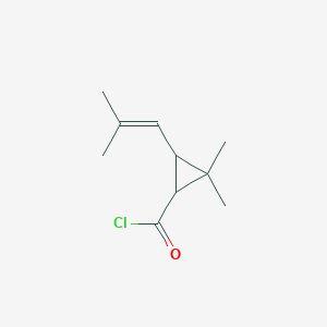 molecular formula C10H15ClO B079238 菊酰氯 CAS No. 14297-81-5
