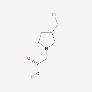 molecular formula C7H12ClNO2 B7923846 (3-Chloromethyl-pyrrolidin-1-yl)-acetic acid 