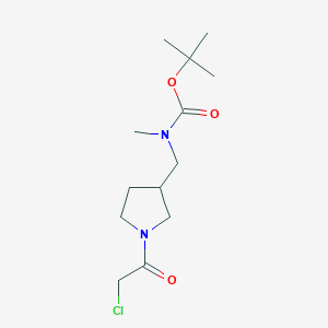 molecular formula C13H23ClN2O3 B7923888 [1-(2-Chloro-acetyl)-pyrrolidin-3-ylmethyl]-methyl-carbamic acid tert-butyl ester 