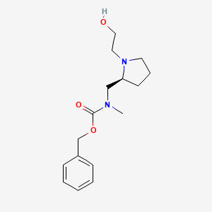 molecular formula C16H24N2O3 B7924064 [(S)-1-(2-Hydroxy-ethyl)-pyrrolidin-2-ylmethyl]-methyl-carbamic acid benzyl ester 