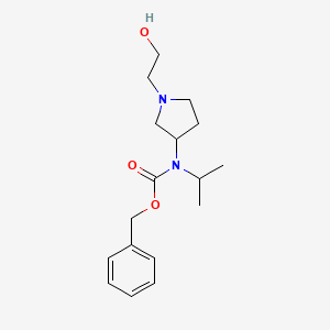 molecular formula C17H26N2O3 B7924093 [1-(2-Hydroxy-ethyl)-pyrrolidin-3-yl]-isopropyl-carbamic acid benzyl ester 