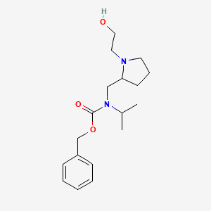 molecular formula C18H28N2O3 B7924100 [1-(2-Hydroxy-ethyl)-pyrrolidin-2-ylmethyl]-isopropyl-carbamic acid benzyl ester 