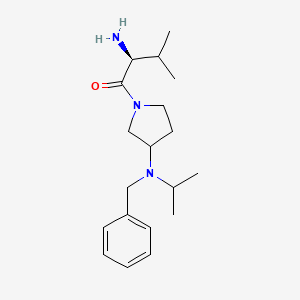 molecular formula C19H31N3O B7924309 (S)-2-Amino-1-[3-(benzyl-isopropyl-amino)-pyrrolidin-1-yl]-3-methyl-butan-1-one 