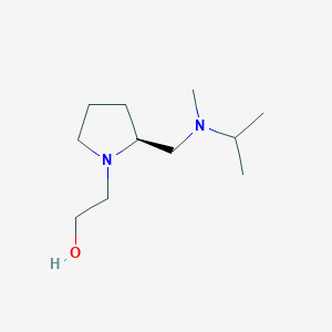 molecular formula C11H24N2O B7924655 2-{(S)-2-[(Isopropyl-methyl-amino)-methyl]-pyrrolidin-1-yl}-ethanol 