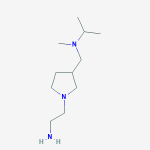 molecular formula C11H25N3 B7924675 [1-(2-Amino-ethyl)-pyrrolidin-3-ylmethyl]-isopropyl-methyl-amine 
