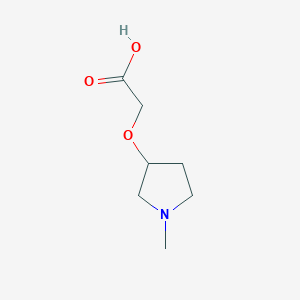 molecular formula C7H13NO3 B7924757 (1-Methyl-pyrrolidin-3-yloxy)-acetic acid 