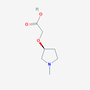 molecular formula C7H13NO3 B7924772 ((S)-1-Methyl-pyrrolidin-3-yloxy)-acetic acid 
