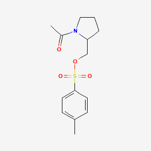molecular formula C14H19NO4S B7924801 Toluene-4-sulfonic acid 1-acetyl-pyrrolidin-2-ylmethyl ester 