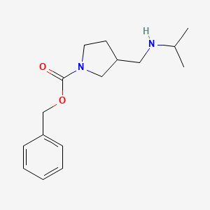 molecular formula C16H24N2O2 B7924857 3-(Isopropylamino-methyl)-pyrrolidine-1-carboxylic acid benzyl ester 