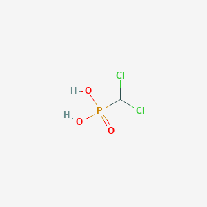 molecular formula CH3Cl2O3P B079249 (Dichloromethyl)phosphonic acid CAS No. 13113-88-7