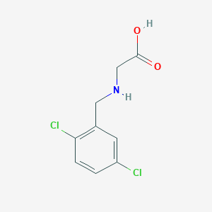 molecular formula C9H9Cl2NO2 B7924932 (2,5-Dichloro-benzylamino)-acetic acid 