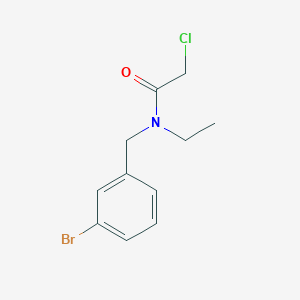 molecular formula C11H13BrClNO B7924951 N-(3-Bromo-benzyl)-2-chloro-N-ethyl-acetamide 