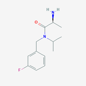 molecular formula C13H19FN2O B7925015 (S)-2-Amino-N-(3-fluoro-benzyl)-N-isopropyl-propionamide 