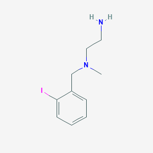 molecular formula C10H15IN2 B7925191 N1-(2-iodobenzyl)-N1-methylethane-1,2-diamine 