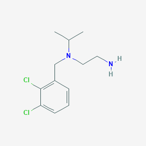 molecular formula C12H18Cl2N2 B7925237 N1-(2,3-Dichlorobenzyl)-N1-isopropylethane-1,2-diamine 