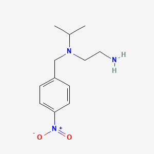 molecular formula C12H19N3O2 B7925246 N1-Isopropyl-N1-(4-nitrobenzyl)ethane-1,2-diamine 