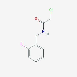 molecular formula C9H9ClINO B7925272 2-Chloro-N-(2-iodo-benzyl)-acetamide 