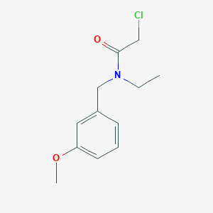 molecular formula C12H16ClNO2 B7925284 2-Chloro-N-ethyl-N-(3-methoxy-benzyl)-acetamide 